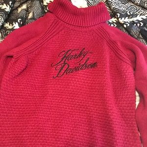 Harley Davidson turtle neck sweater